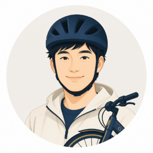 E-BIKE LAB運営者kuniのプロフィールイラスト