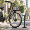 電動自転車とフロアポンプのアイキャッチ画像