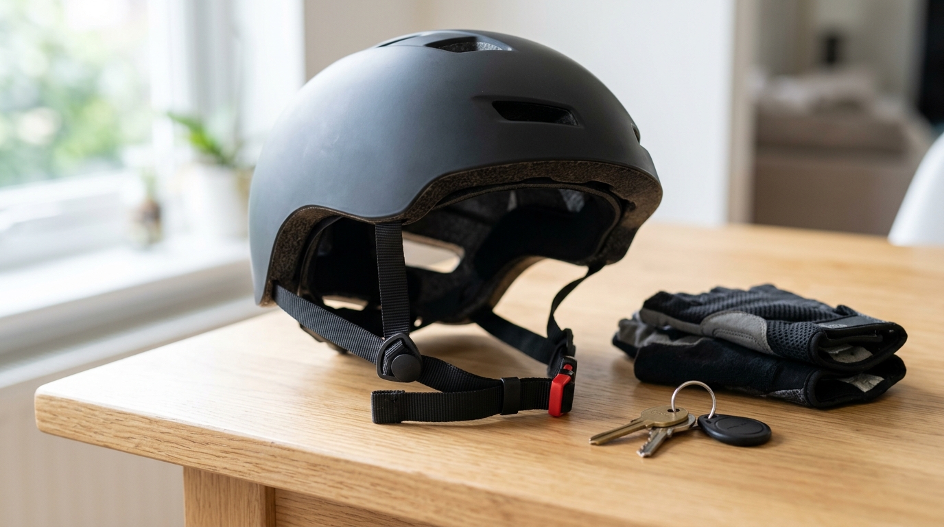 安全性と通気性に優れた自転車用ヘルメットの構造ディテール