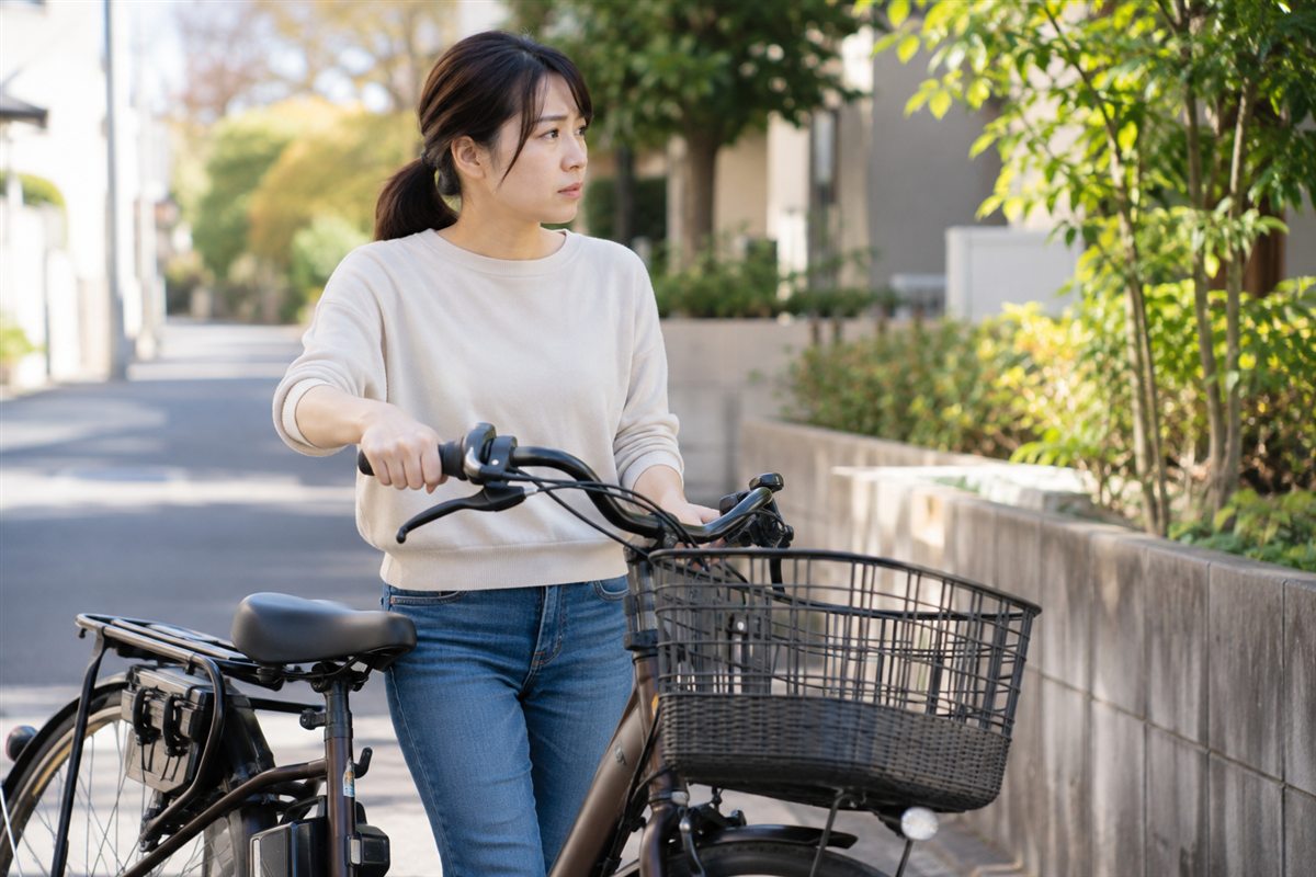 まずは乗るのをやめるを確認する様子