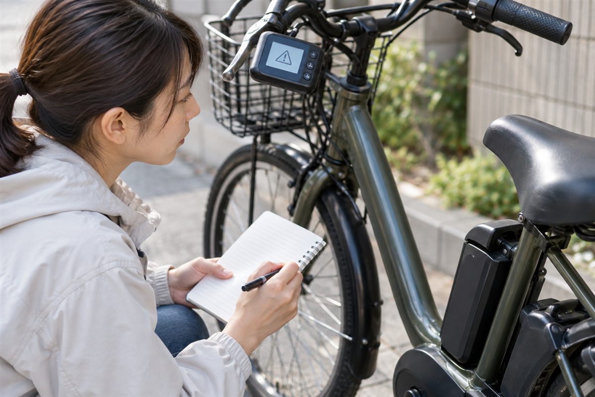 コードを省略せず記録するに関する確認場面