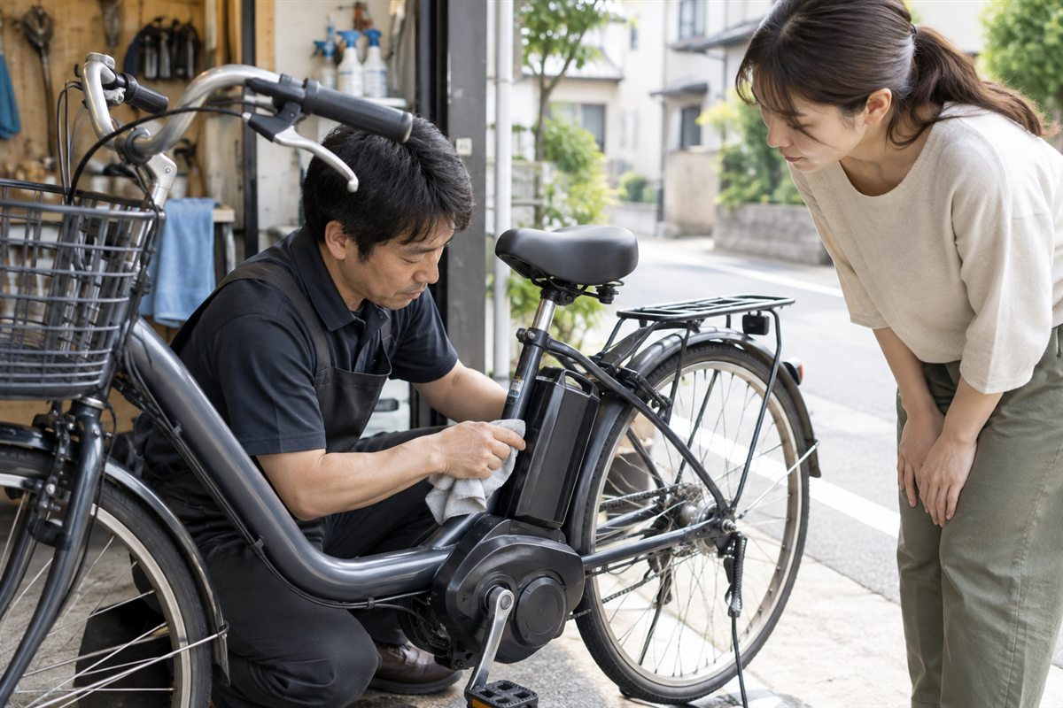 電動アシスト車への対応を見るに関連する場面