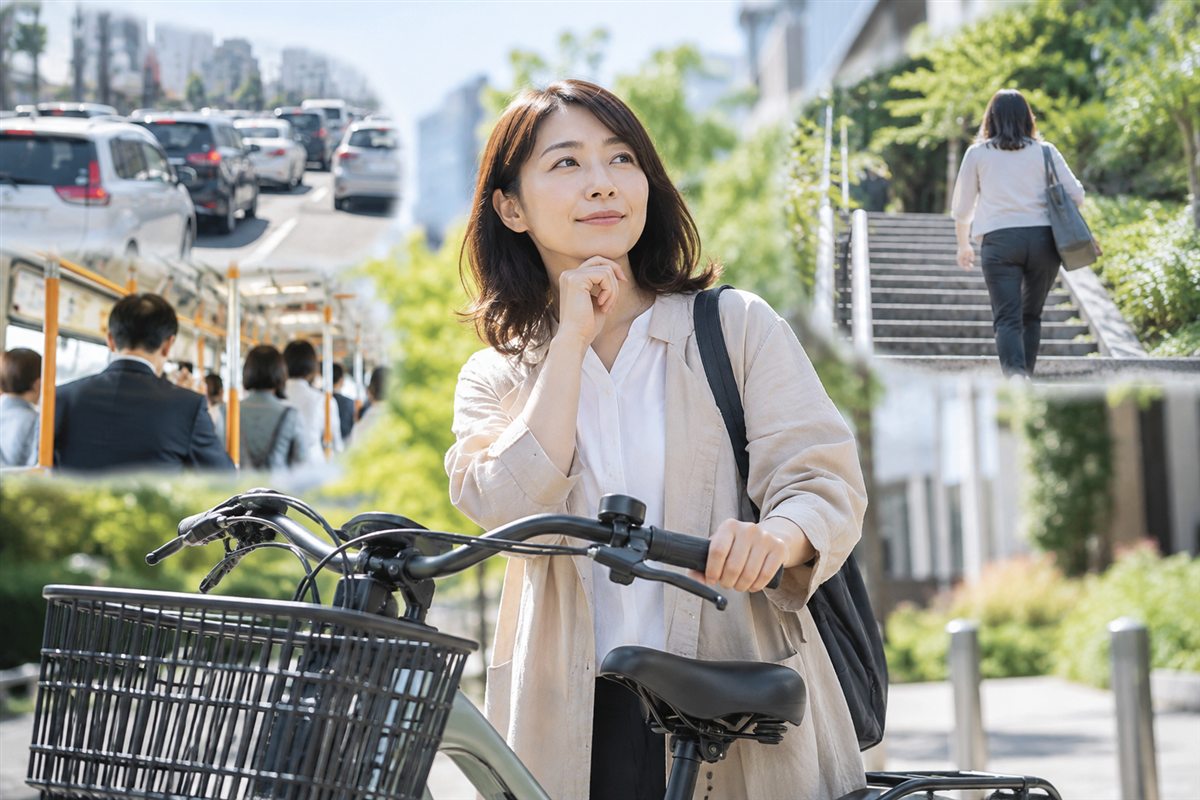 何を置き換えたかを振り返るに合わせて電動自転車を扱う人