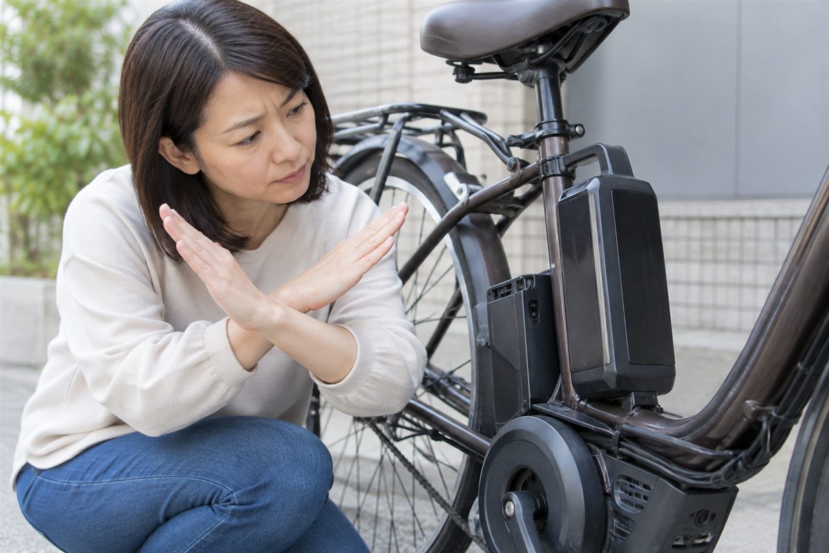 電装部品は注油で直さないを実践する電動自転車の利用者