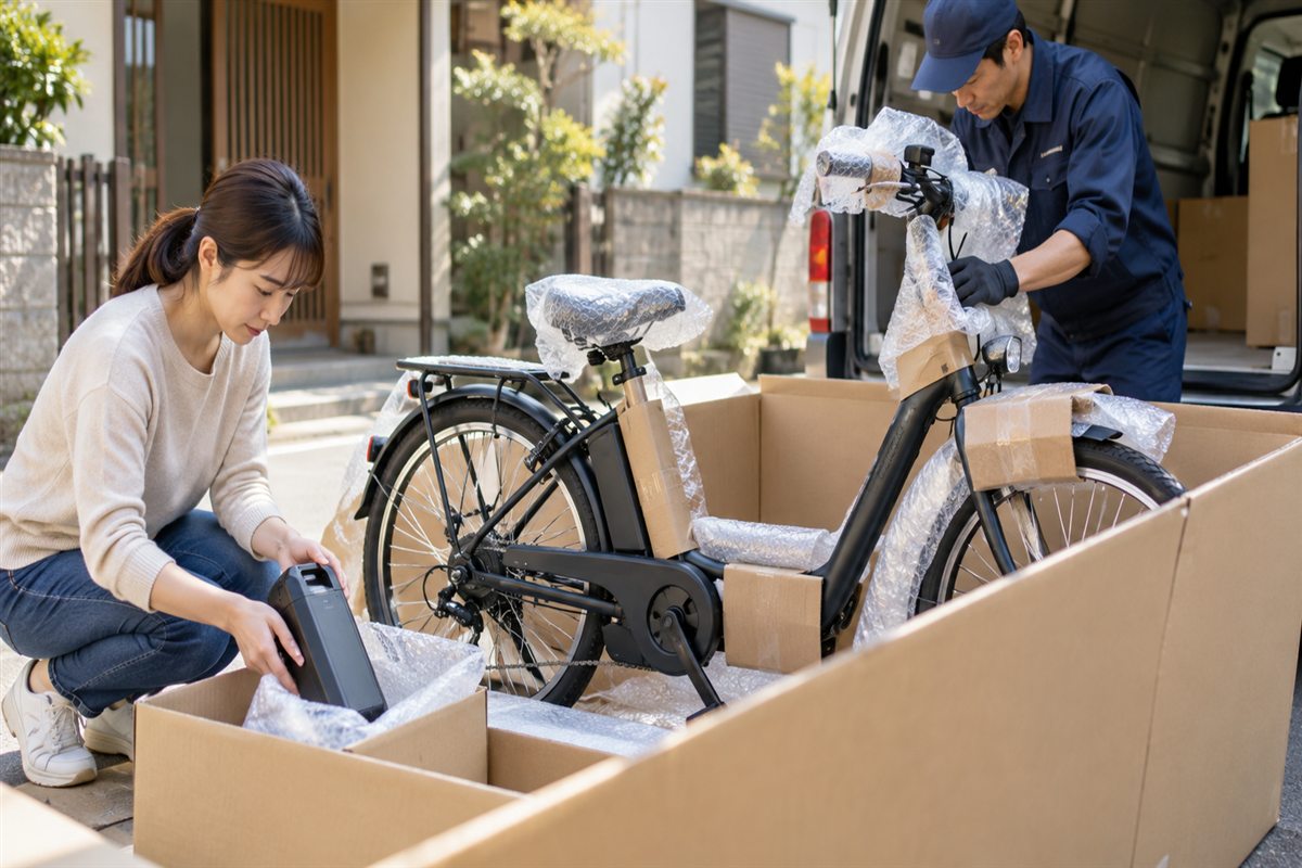 電動自転車の配送方法と料金｜梱包とバッテリーの確認点に関連する電動自転車の利用場面