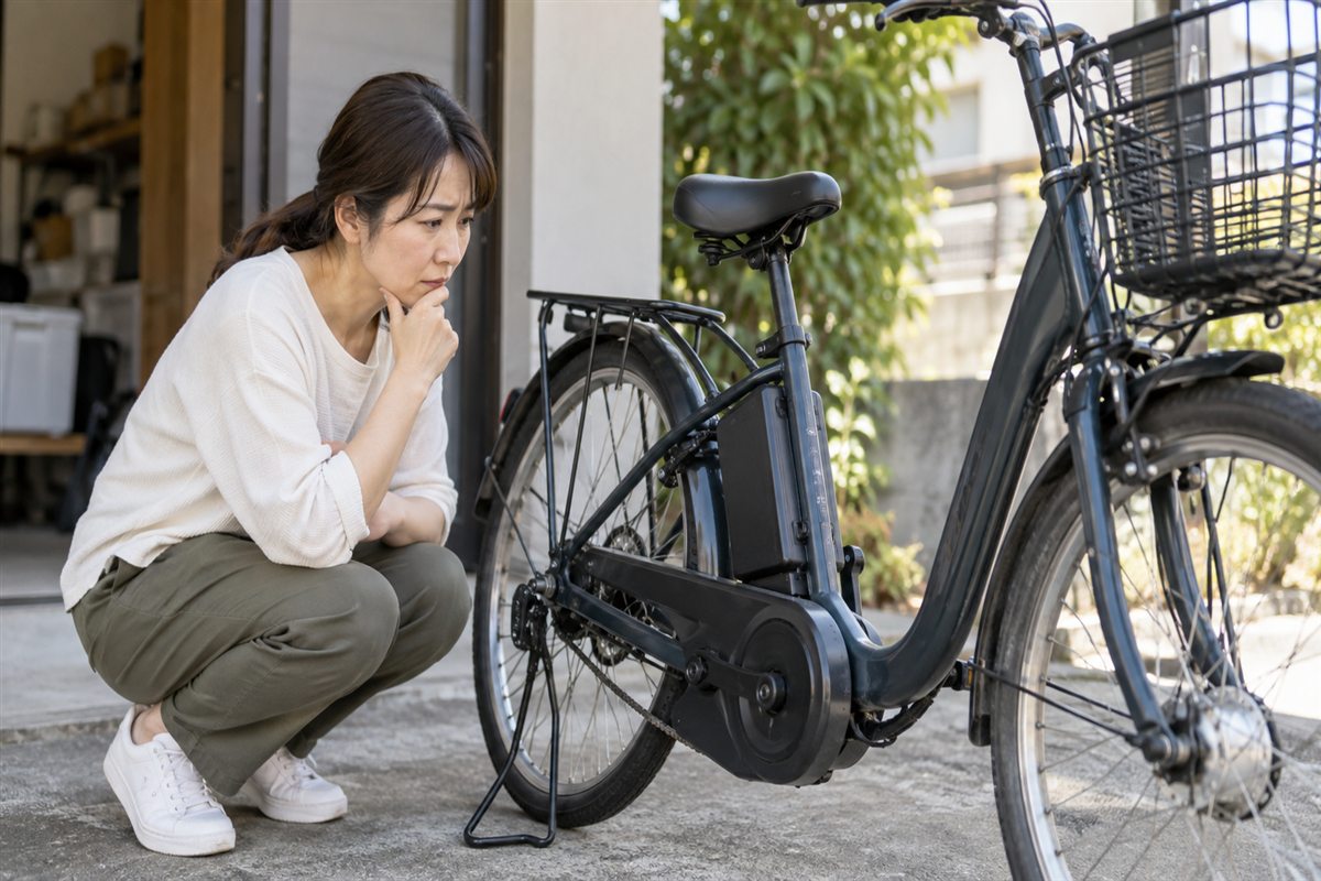 電動自転車のモーター交換費用は？内訳と保証・買い替えの判断に関連する電動自転車の場面