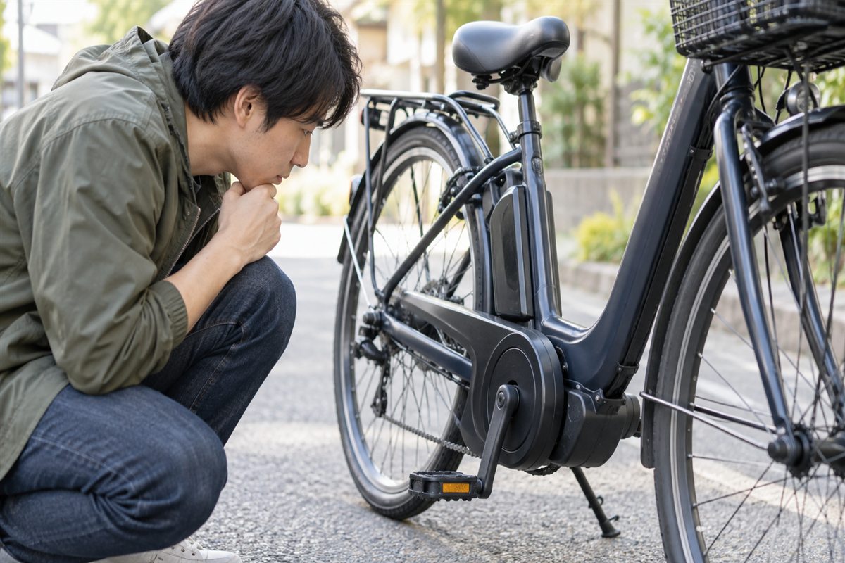 電動自転車のモーター音が気になる？作動音と異常を確認する方法に関連する電動自転車の場面