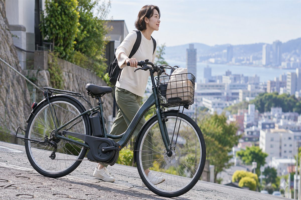電動自転車に変速は必要？ギアの役割と選ぶときの比較基準に関連する電動自転車の場面