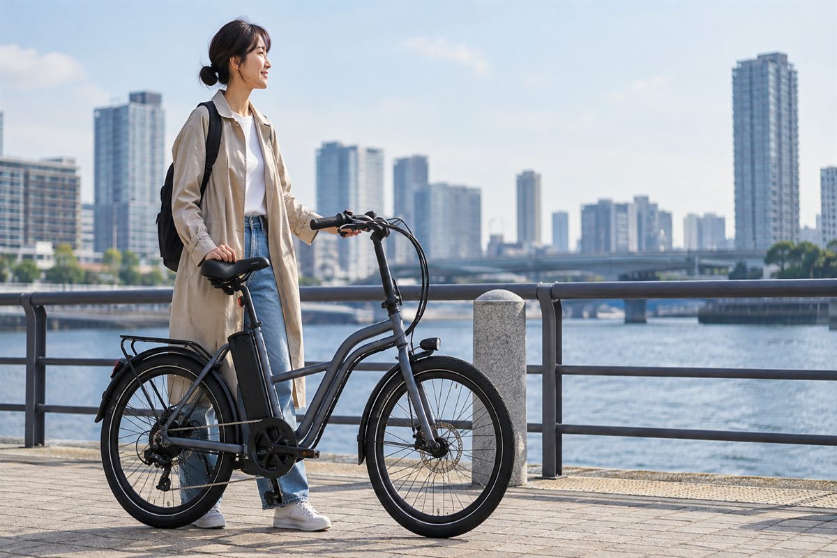 VOTANIの電動自転車とは？Q3の仕様・価格・保証と購入前の確認点に関する電動自転車の場面