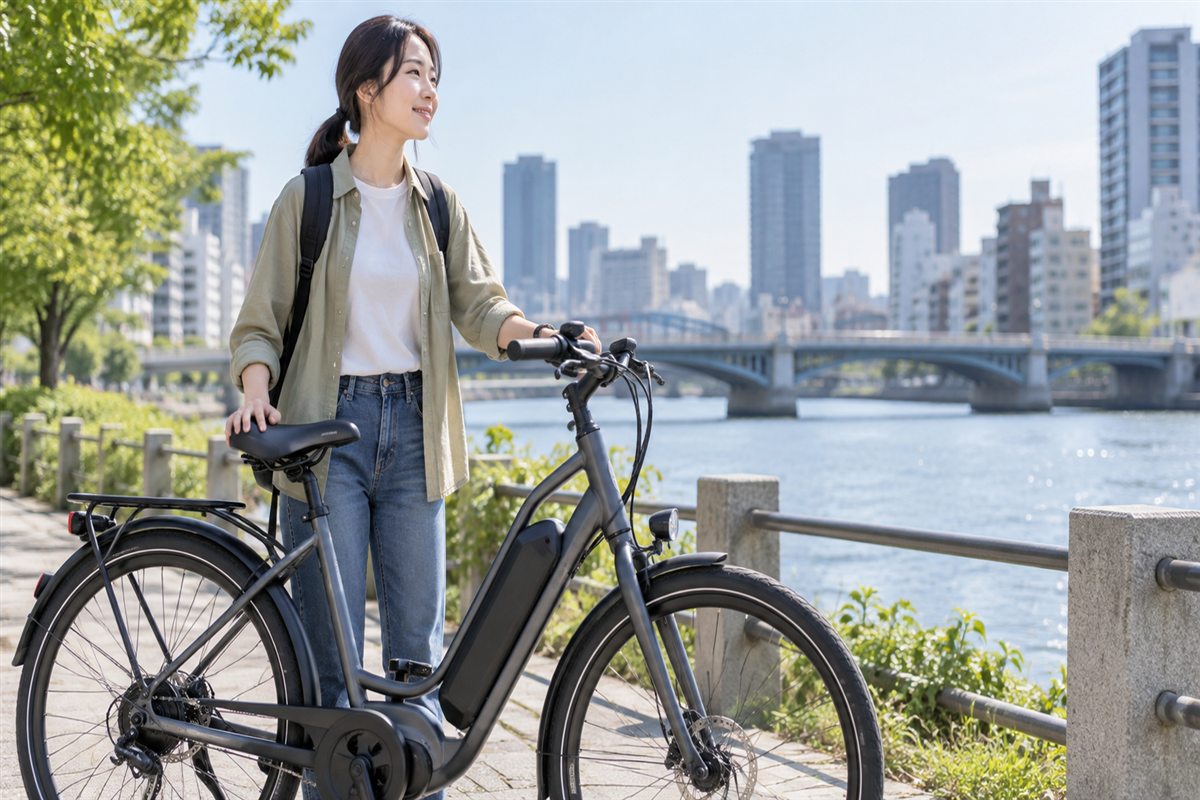 プロブロスの電動自転車とは？販売元・保証・購入前の確認点に関する電動自転車の場面