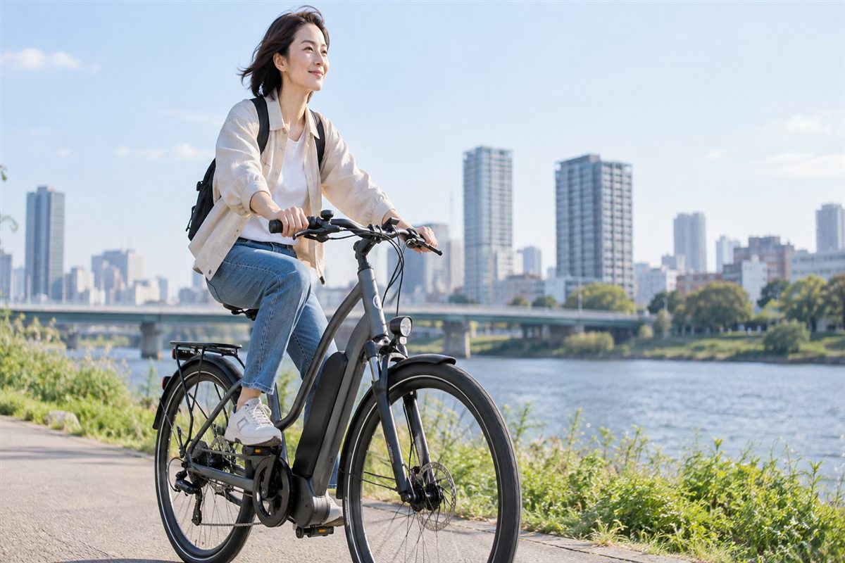 フェリモの電動自転車とは？回生の仕組みと選ぶ前の確認点に関する電動自転車の場面