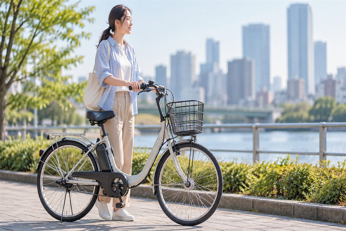 電動自転車の8アンペアとは？8AhとA・Whの違いを解説に関する電動自転車の場面