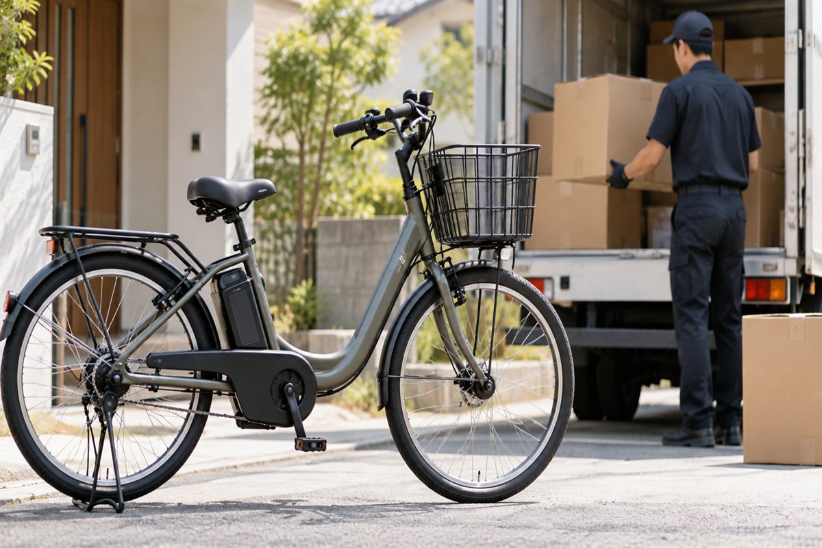 電動自転車をヤマトで送れる？送料と現在の申込先を確認に関する電動自転車の場面