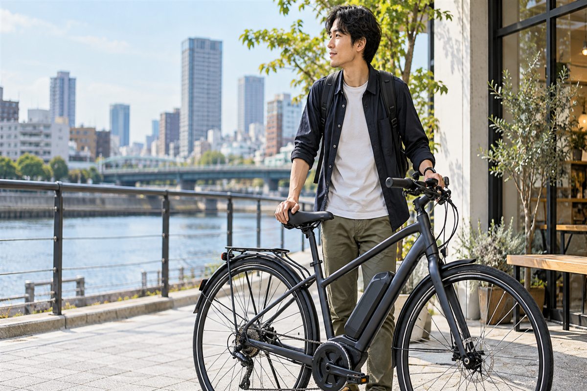 パナソニック「ベロスター」の仕様と価格｜特徴・保証と購入前の確認点に関する電動自転車の場面