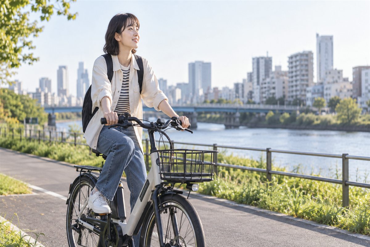 若者向けの電動自転車はどう選ぶ？初めての一台を生活に合わせるに関する電動自転車の場面