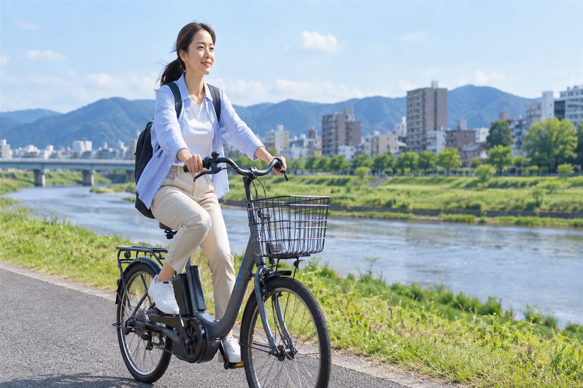 電動自転車は運動にならない？身体活動と負担の違いを解説に関連する電動自転車の利用場面