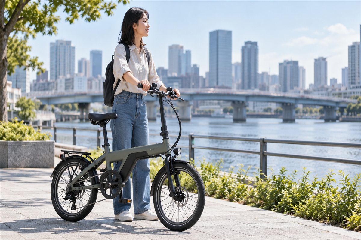 glafitは電動自転車？モビチェンと特定原付の区分・注意点に関する電動自転車の場面